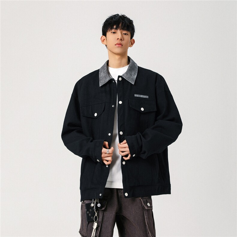 春装现货百分百棉工装百搭外套XZ609-WT2369-P118-158,男装夹克,星座609