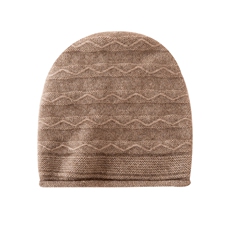 2024秋季新款复古麻花纹横纹帽子休闲百搭，帽子，圣汗羊绒