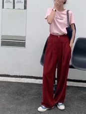 【】字母烫图T恤，女装T恤，里奈(5F)