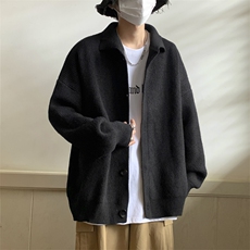秋冬扣子毛衣开衫男宽松针织衫外套Ks8800-P65控88，男装针织衫/毛衣，星座1212