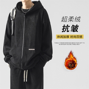 秋冬季潮牌重磅宽松休闲运动卫衣二件套KW809-特批131加绒特批151图片