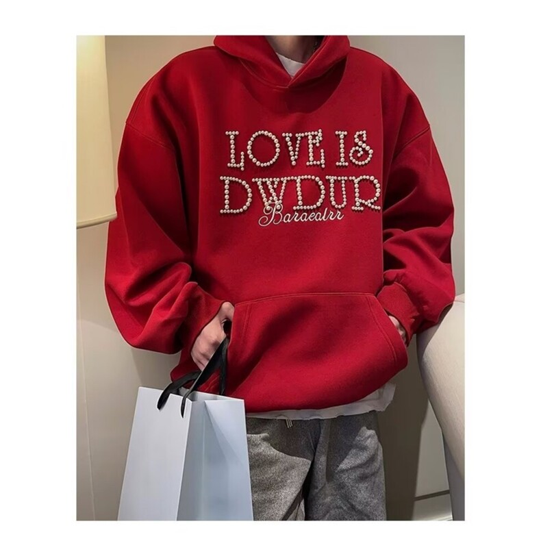 潮流流行连帽卫衣文艺时尚百搭原宿ins气质新款日系慵懒简约图片