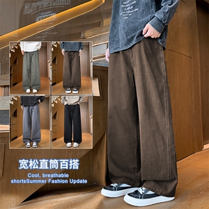 【现货】2025秋冬新款潮流气质宽松阔腿直筒宽松休闲裤9280-P45图片