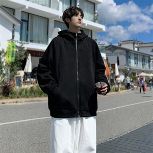 2026春季新款大码华棉350g解构卫衣男W6068-特P55建议零售价138图片