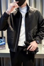 现货2025秋季社会小伙帅气男立领夹克拼接外套JK26P95控128，男装夹克，电商B276A