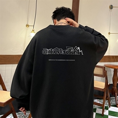 华夫格！华夫格上衣男圆领华夫格卫衣男大码长袖t恤男HY187-P30，男装卫衣，电商B367