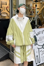 夏季防晒服套装运动风拼色时尚防晒衣夹克衫男XZ514-2-1609-P98，男装防晒衣，星座514-2(原B239)