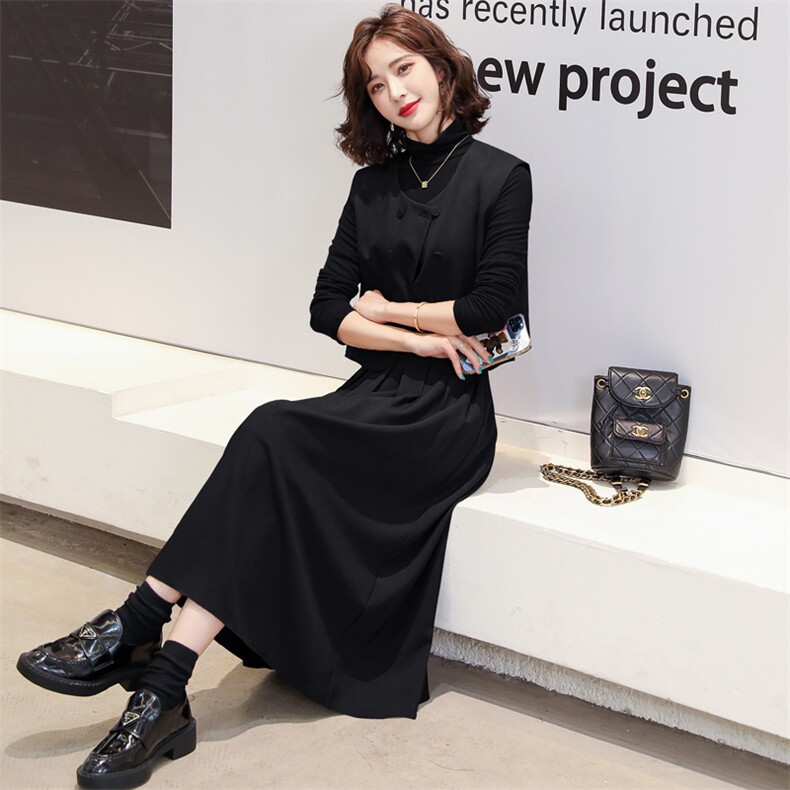 早春时尚套装女chic洋气减龄时髦欧货2025新款马甲半身裙三件套,女装套装/套裙,意芙