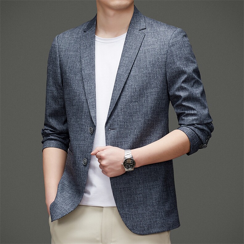 DJ2230钱塘2020-3中年男士商务休闲简约秋冬季百搭西服P147,男装西服,钱塘207-3