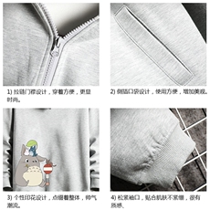 KS21152-P38加绒款-P43连帽开衫卫衣男运动外套大码班服网格，男装卫衣，电商A040A