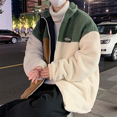 冬款加绒加厚棉衣羊羔绒潮流外套青少年ins男装MY104P105控价138，男装棉衣，电商A086