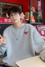！圆领卫衣男装港风长袖t恤男外套男WY515-特P23，男装卫衣，电商B371