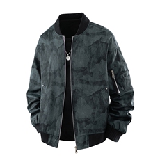 男士外套棒球领2025秋新款潮牌立领休闲夹克上衣外套Q5557-P68，男装夹克，星座610（原A335）