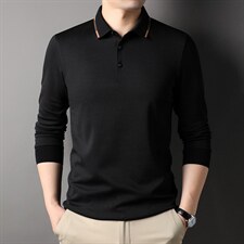 D66175钱塘2020-2中青年男士秋季新款时尚休闲简约长袖T恤P57，男装T恤，钱塘207-2