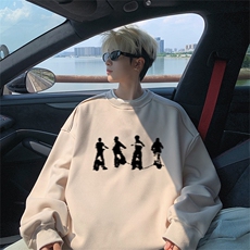 360克重磅图拉链华棉圆领卫衣【有货】C403A-YL25126LL-P45，男装卫衣，电商C403A