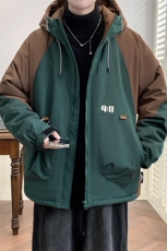 冬上新加棉加厚保暖棉服港风连帽棉衣外套男女8325-P110控价158，男装棉衣，电商A441-1