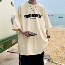 量大优供视频220克美式短袖t恤T3099得物直播有280克品质，男装T恤，电商A486