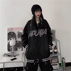 春秋新款女装学生港风复古棒球服韩版绣花百搭休闲夹克外套2025年，男装夹克，星座506A