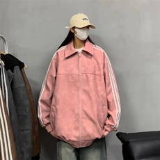翻领情侣PU皮衣夹克外套男女同款休闲美式复古310A-4-BB930-P77，男装夹克，星座310A-4