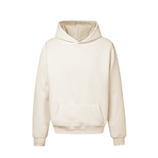 抖音得物高品质二开26春装美式高街无帽绳光板纯色连帽卫衣XS056，男装卫衣，电商A486-1