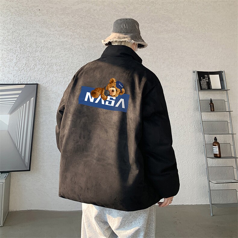 麂皮绒棉衣男大码立领棉袄子男羽绒棉服JM87247-P110,男装棉衣,电商A040