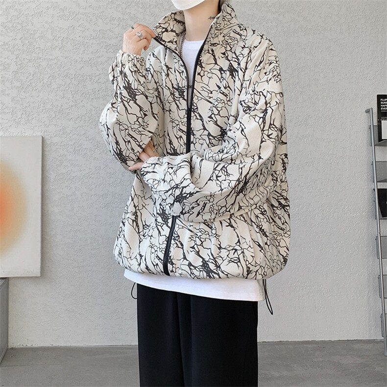 现货 JK10069-特批55 夏季大码高品质夹克外套宽松情侣上衣图片