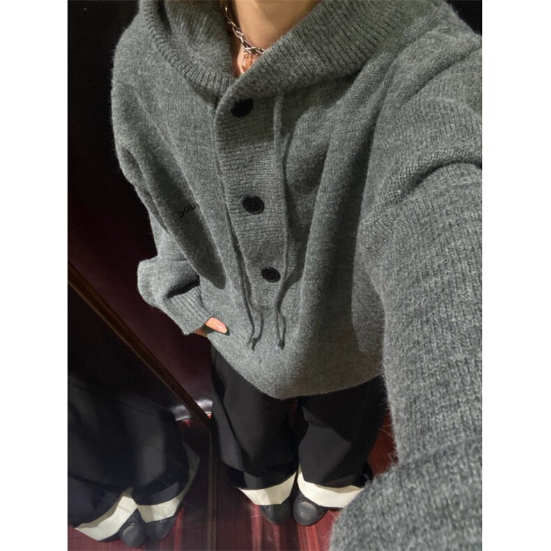 706-1-MY639-P65特P现货大量有货秋季连帽针织衫半开衫毛衣，男装针织衫/毛衣，星座706-1