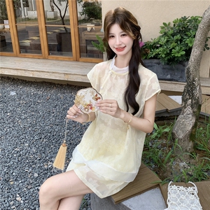 《现货好数据》26夏新中式提花短裤套装女RF2B153-7019-P155-K248图片