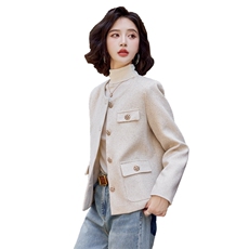 小香风外套女2025新款春秋短款时尚复古小个子名媛气质高级感上衣，女装短外套，时尚风爆