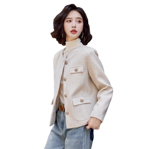 小香风外套女2025新款春秋短款时尚复古小个子名媛气质高级感上衣图片
