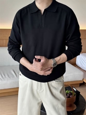 polo长袖针织衫毛衣打底衫1218-P70，男装T恤，星座1012-1