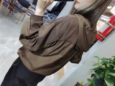 现货，时尚拼接卫衣，女装卫衣/绒衫，DUO QIU朵秋