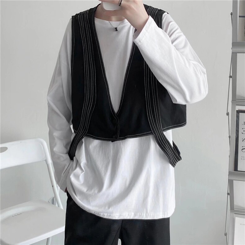 男黑色坎肩机能马甲MB07P30,男装背心/马甲,星座1116-2