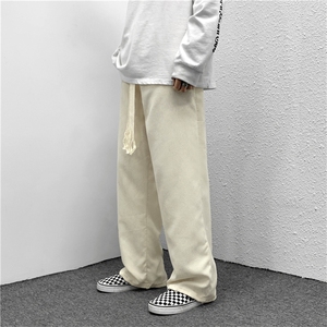 秋冬新款宽松灯芯绒休闲裤潮流百搭直筒裤A161-2-G3019-P35图片