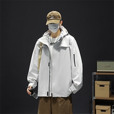 新款男女高品质户外登山服青少年学生冲锋衣夹克外套HS6606-P65，男装夹克，星座1206（原A206）