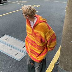 美式圆领毛衣男慵懒风休闲针织衫B618P70，男装针织衫/毛衣，星座1116-2