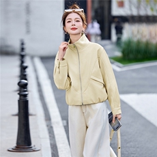 BAO皮衣外套女2026新款今年流行洋气减龄春季显高显瘦短款小个子，女装皮衣，美拉德工厂直营店