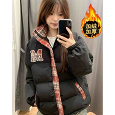 冬季棉衣男女款保暖外套面包棉服港风加绒宽松棉袄M101，男装棉衣，星座1116A（原606A-3）