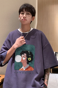 ！2025夏季新款男士透气华夫格短袖T恤半袖TXH2413特P19控38图片