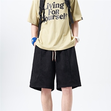 宽松五分短裤夏季男士休闲短裤100聚酯纤维DK2509-特P28控48，男装牛仔裤，电商B370