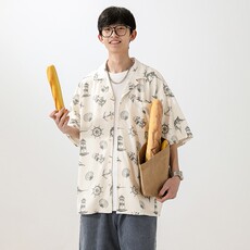特P28无差价新款夏季时尚百搭衬衫-HC2208无影墙现货1，男装衬衫，电商A003