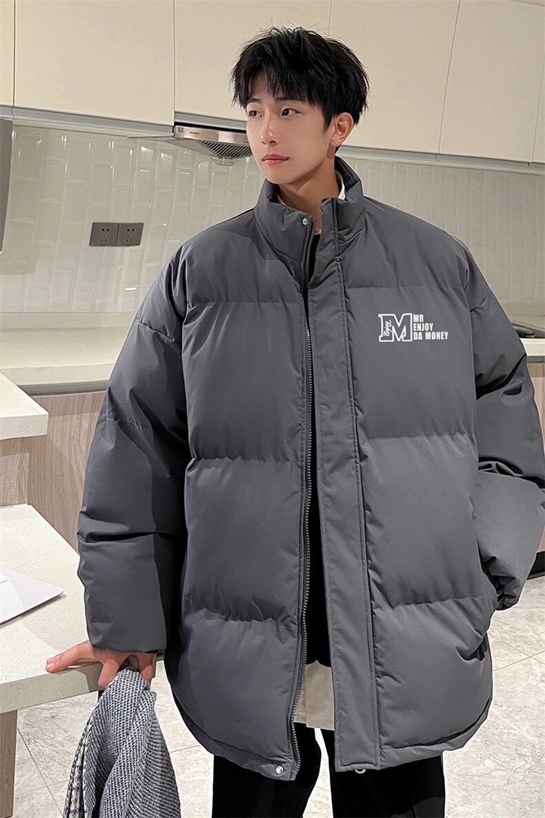 已注册港风宽松抖音直播高品质面包服羽绒棉男外套棉衣M1065特P75,男装棉衣,电商C408-1(原B339-1)