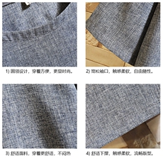 ZT71099-P35风复古亚短袖男t恤男半袖砖墙控48，男装T恤，电商A040A