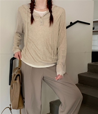 新款简约百搭长袖针织女宽松休闲外套，女装针织衫/毛衣，伟祺羊绒