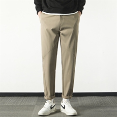 春夏新款英伦抗皱休闲裤男士修身直筒高级垂感西装裤VS804，男装休闲裤，星座1116A-2（原606A-1）