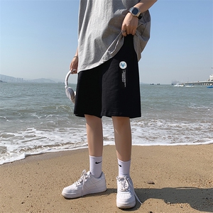 夏季运动短裤男休闲百搭韩版潮流ins港风宽松bf5分裤 K287-P20图片