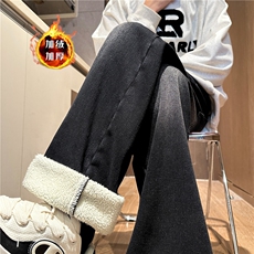 XZ616秋冬重磅加绒加厚黄泥百搭直筒休闲牛仔裤TY1145P65控78，男装牛仔裤，星座512A（原616）