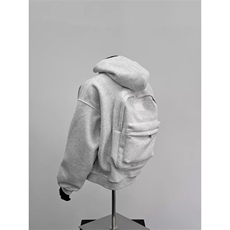 小众书包设计感开衫卫衣男秋季休闲情侣百搭外套夹克LY70688-P55，男装夹克，星座1008