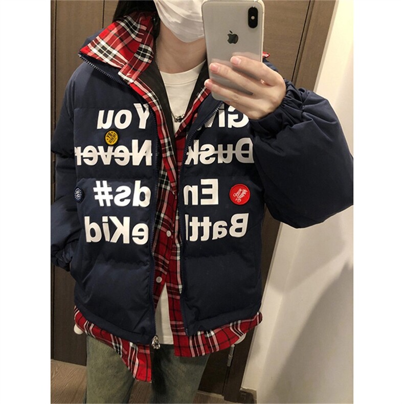 假两件短款棉服男款冬时尚慵懒潮流流行日系新款棉衣LW2100-P70,男装棉衣,星座1008