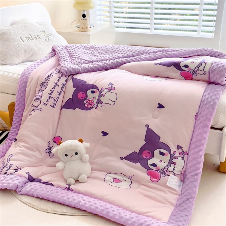 新款A类三丽鸥针织棉豆豆被子被芯，被套/被芯，一起卖家纺